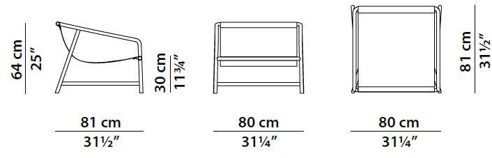 BAXTER Садовое кресло из металла Rimini sun-id-1406592 - Вид №5