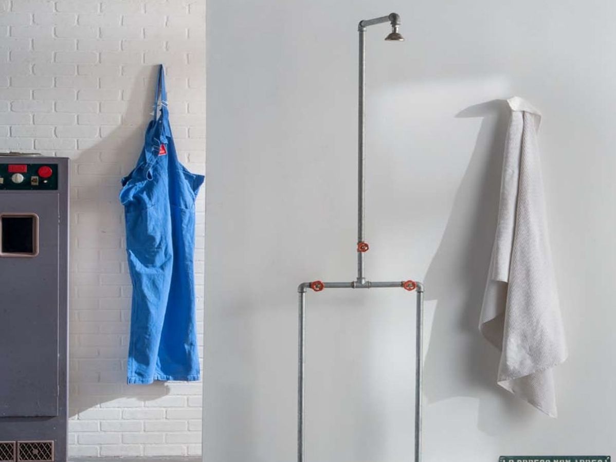 Душевая колонна из оцинкованной стали с душем Rapsel шеф-повар ARCH-00029142