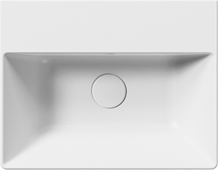 9485109 Подвесная раковина настенная овальная GSI ceramica  белая  - Вид №1