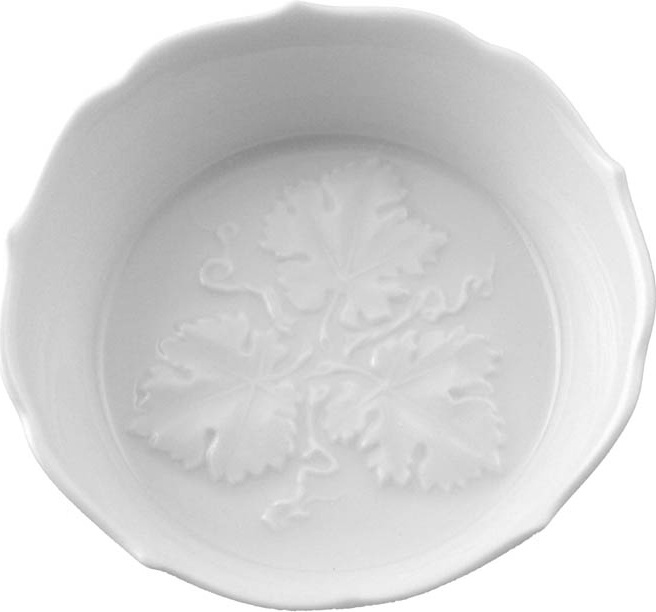 10558987 Meissen Розетка 8см "Виноградный лист" Фарфор 