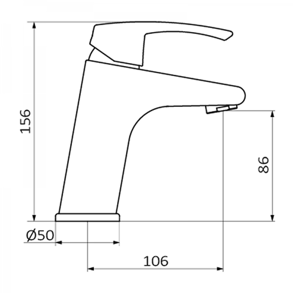 44510500 BASIC XL Plus Умывальник смеситель Хром GRB MIXERS  - Вид №1
