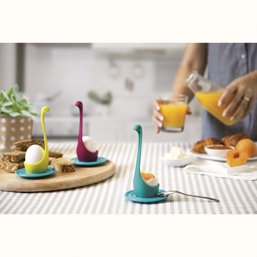 OT888 Держатель для яйца , miss nessie, голубой OTOTO  - Вид №1