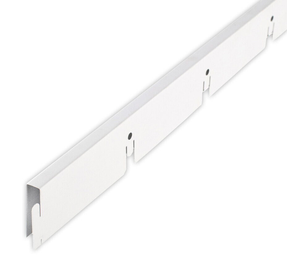 82151771 Рейка направляющая грильято 100x100x40 мм белый 1.2 м STLM-0020487 АЛБЕС 