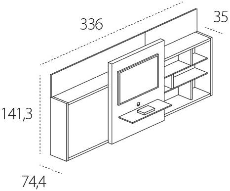 CLEI Самонесущая деревянная стеновая система с раскладной кроватью Poppi sun-id-1440395 - Вид №6