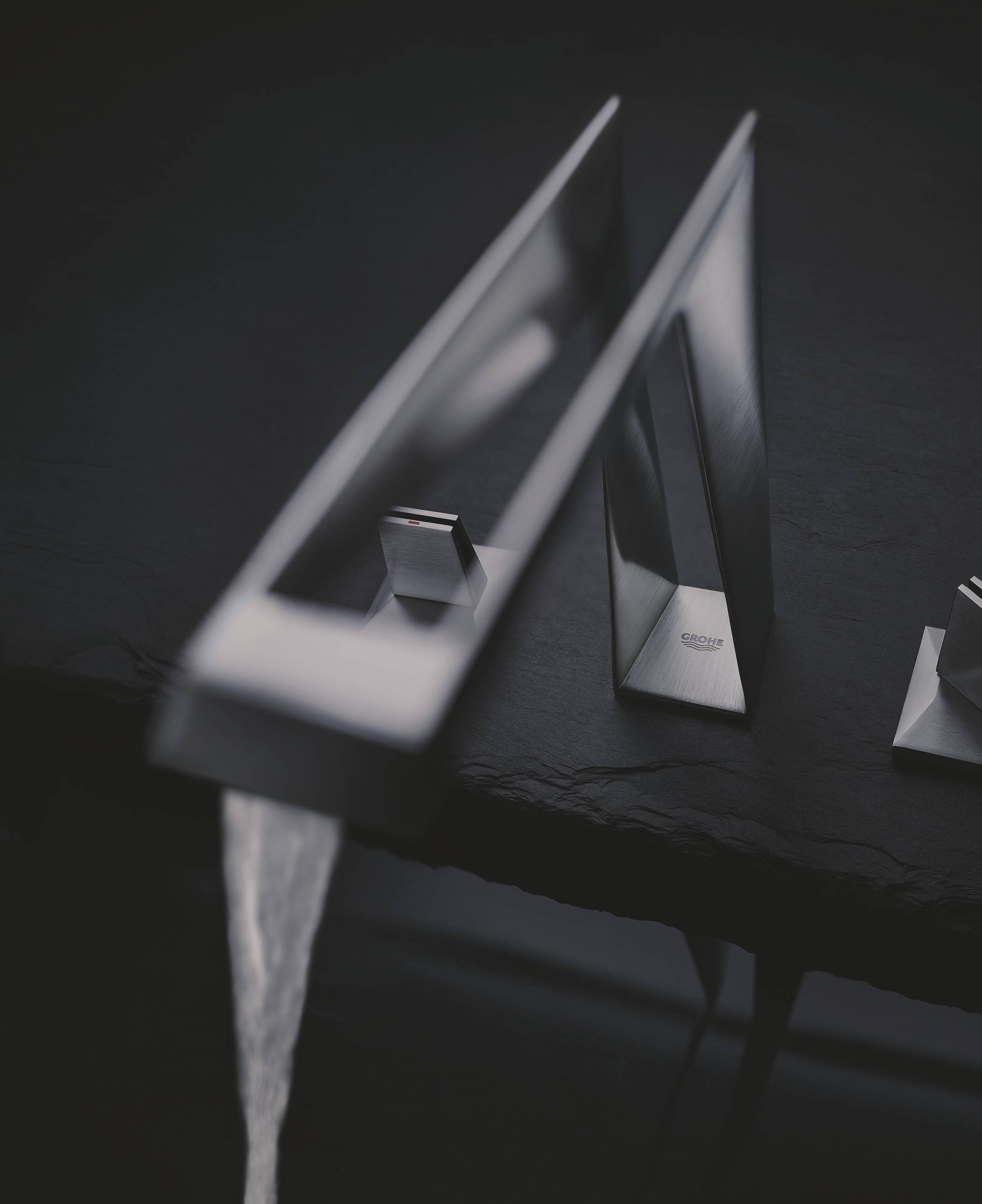 Смеситель для раковины GROHE Allure Brilliant Icon 3D на 3 отверстия (20603SD0) - Вид №3