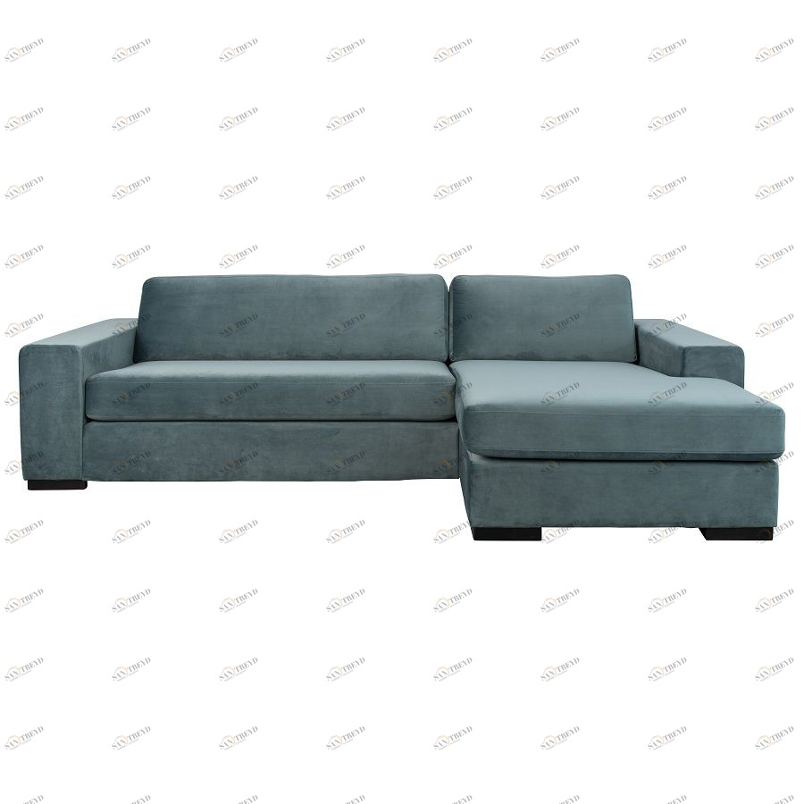 Диван Fiep правосторонний, голубой Zuiver 3200166