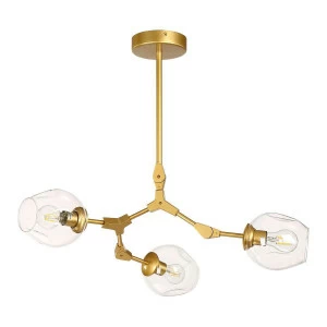 Подвесная люстра Omnilux Rozzano OML-92903-03 OMNILUX ROZZANO 279756 Золотой
