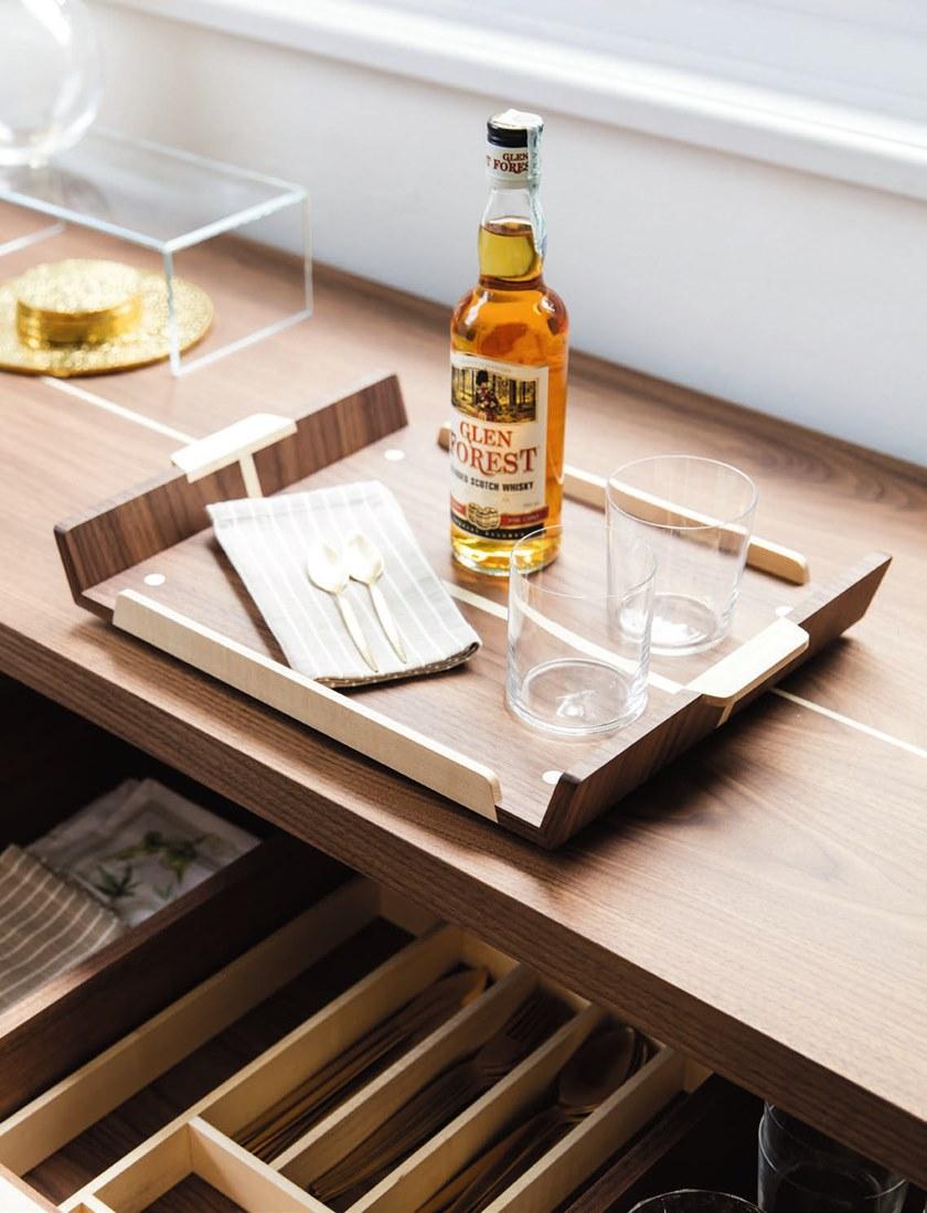 Porada Буфет / барный шкаф из орехового дерева Iron sun-id-1393159 - Вид №2