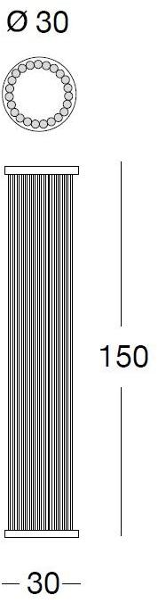 Longhi Торшер из хрусталя Loveluxe 2014 – royal collection Z 241 - Вид №3