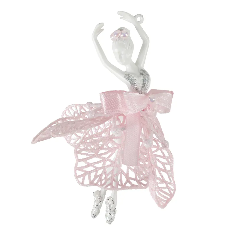 84884205 Новогоднее украшение Балерина 15x13 см цвет розовый STLM-1463207 Santreyd  - Вид №2