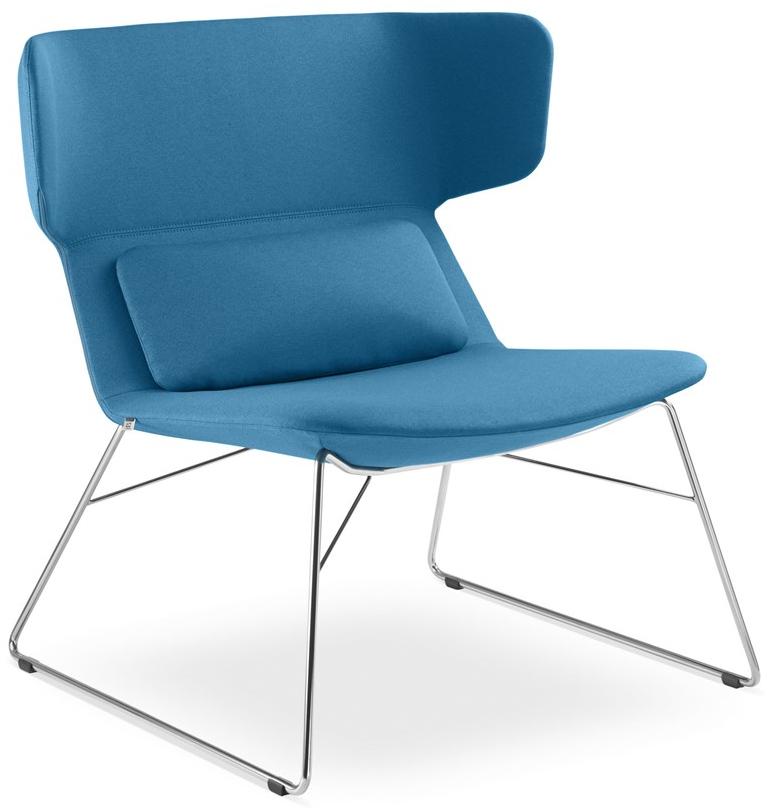 LD Seating Кресло с подголовником из ткани Flexi lounge Flexi/l n4, pl - Вид №5