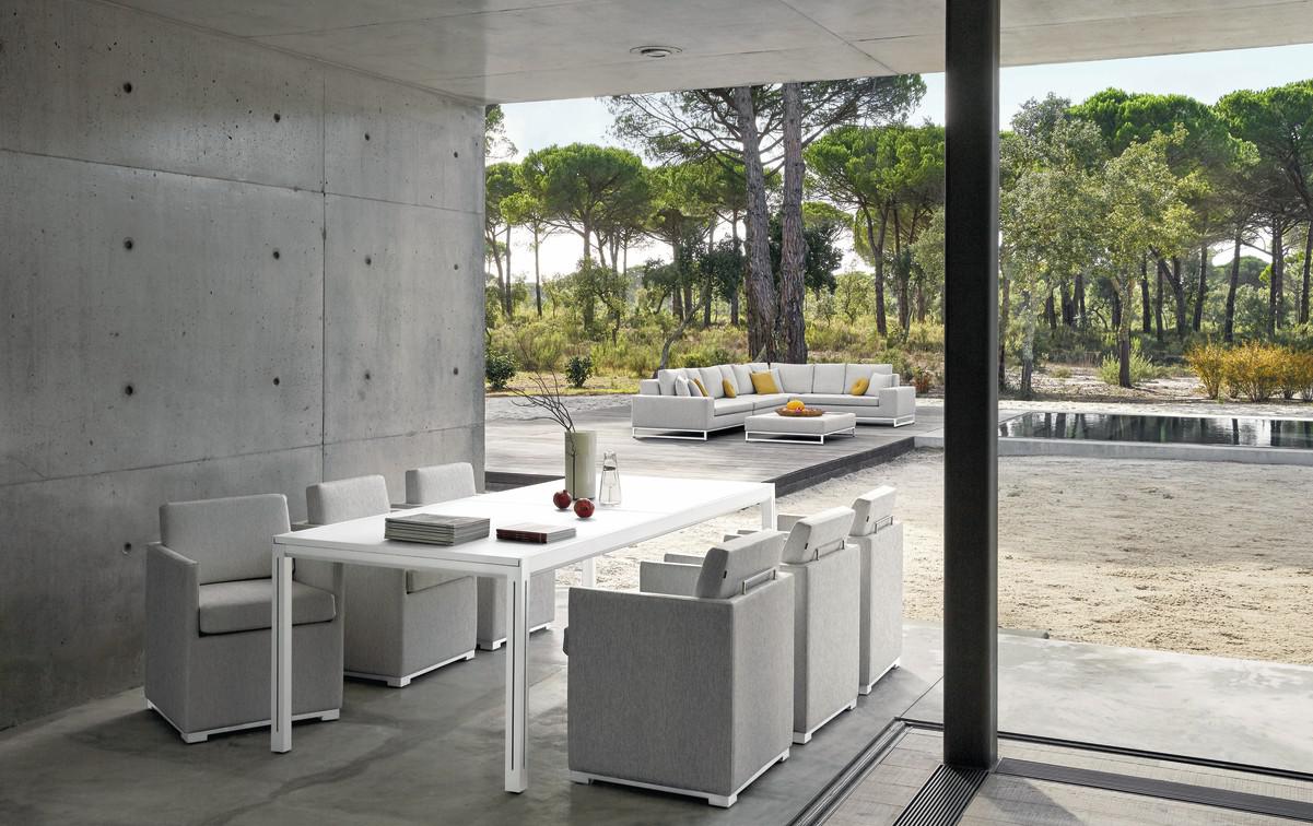 MNST597 Подставка для ног белая lotus smokey Manutti Zendo - Вид №2