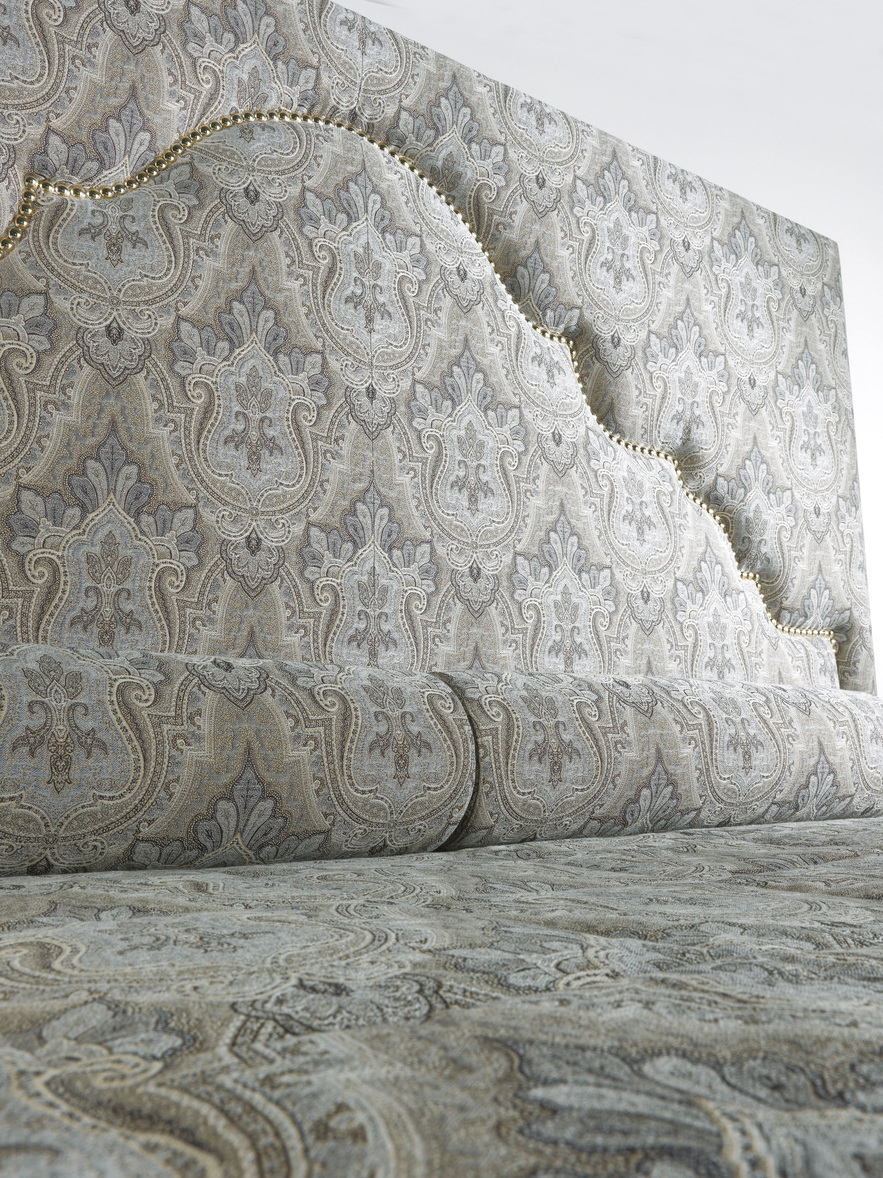 Двуспальная кровать из ткани с высоким изголовьем ETRO Home Interiors BOMBAY ARCH-00073802 - Вид №6