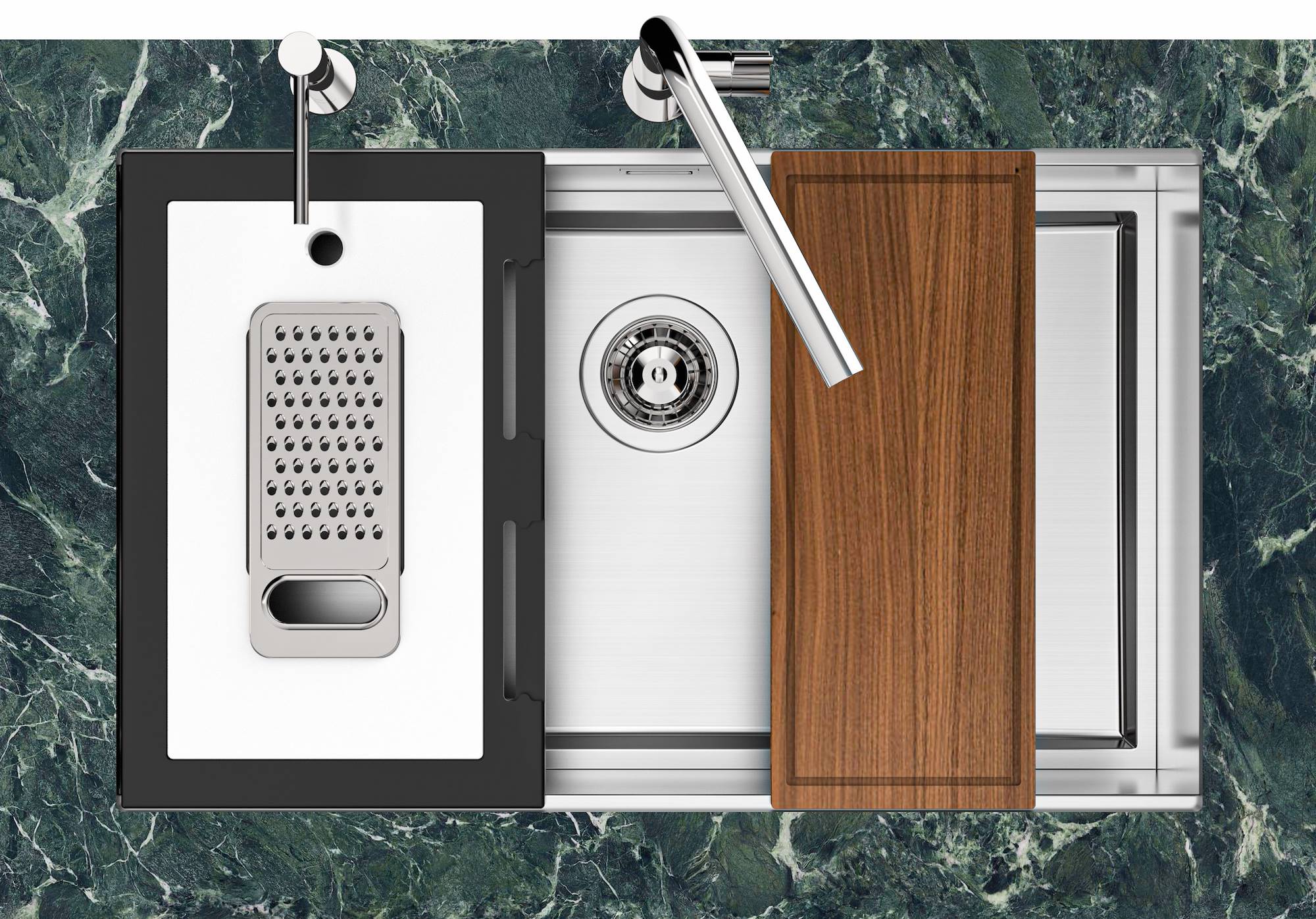 Раковина из нержавеющей стали Foster Quadra Evo ARCH-00122038 - Вид №1