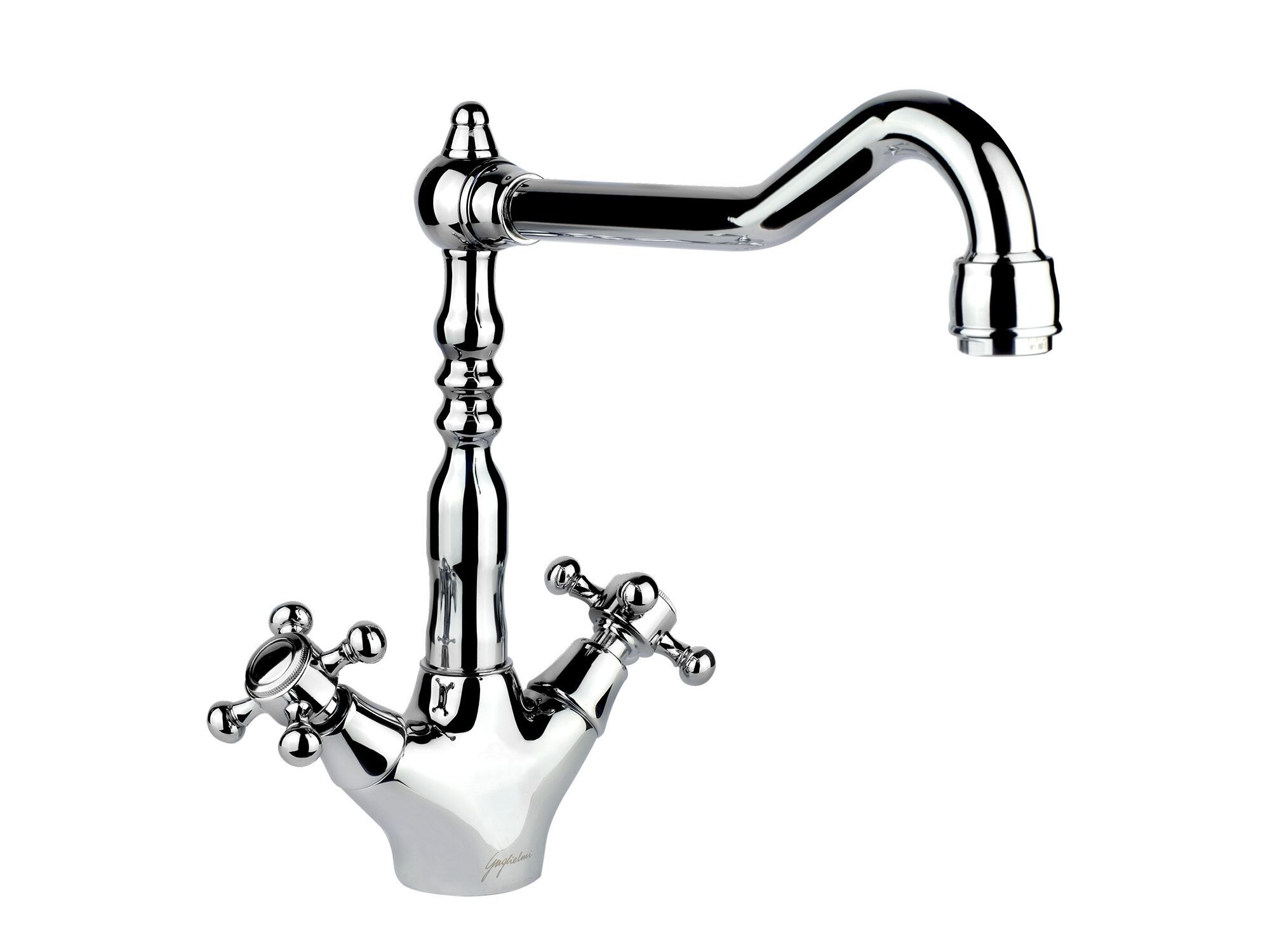 Смеситель для кухни с поворотным изливом GUGLIELMI RUBINETTERIE классическая ARCH-00134355 - Вид №1