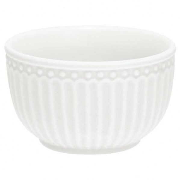 Пиала мини Alice white 8,5 см Greengate STWMBOAALI0106