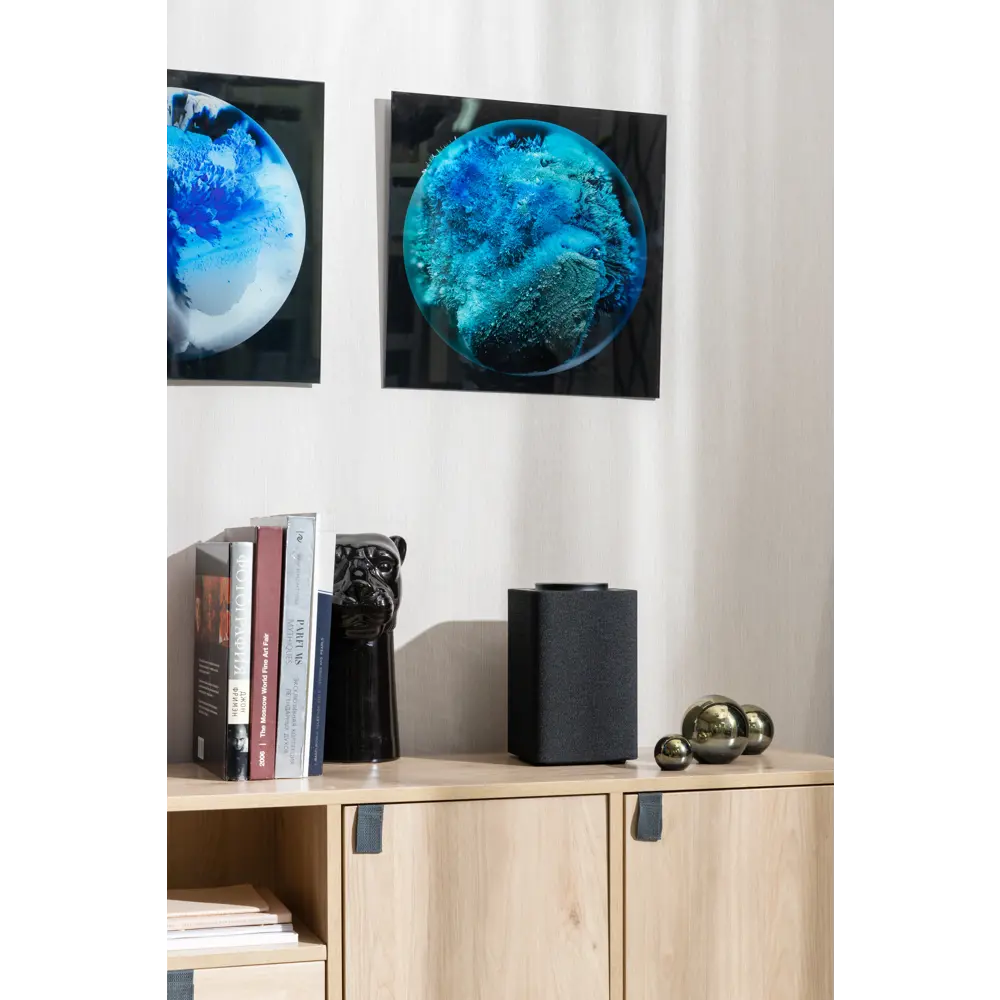 Картина на стекле «Космо» 40x40 см цвет бирюзовый 82977321 STLM-2106126 ARTABOSKO  - Вид №3