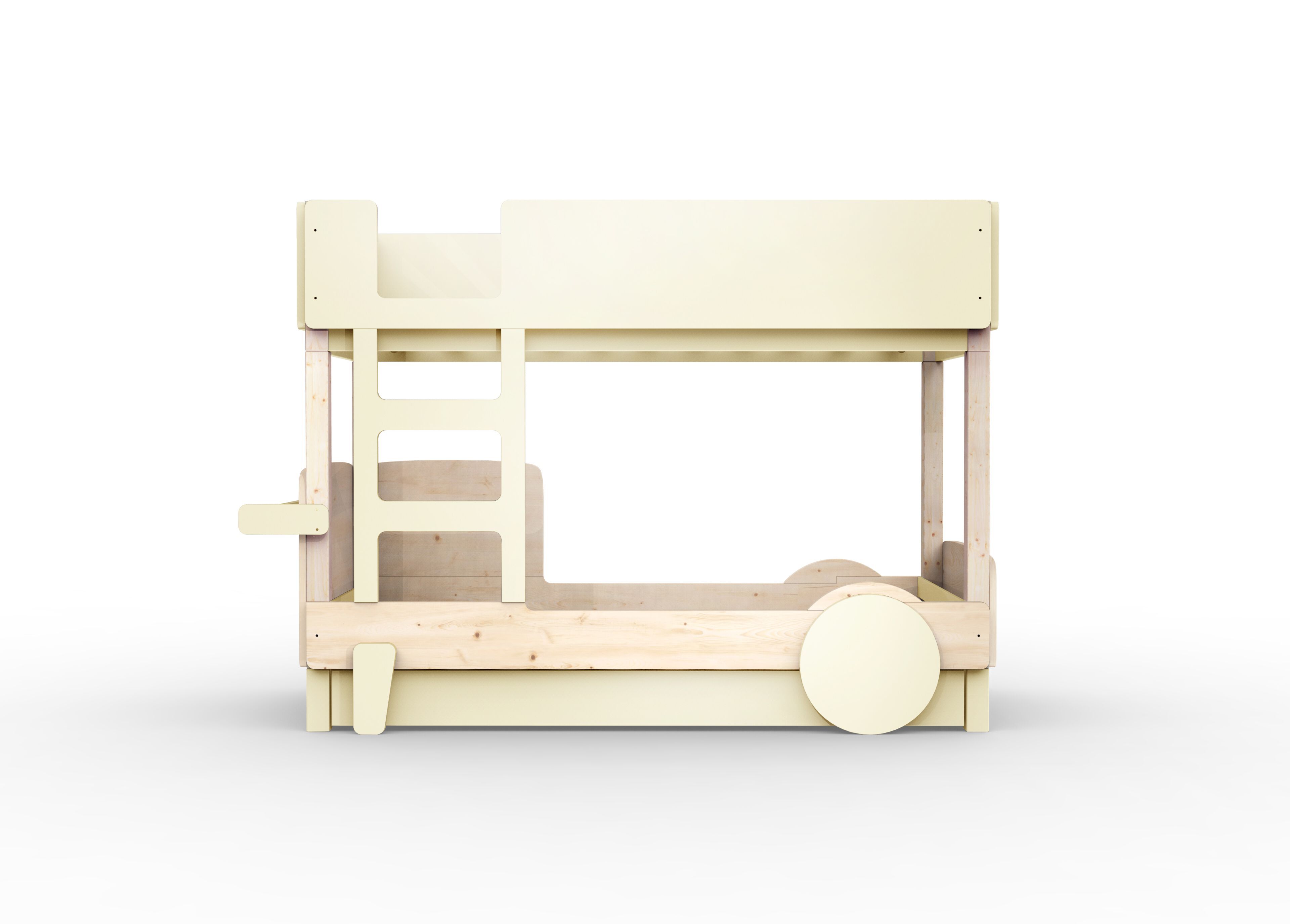 Деревянная двухъярусная кровать с выдвижной кроватью Mathy by Bols ARCH-00048116 - Вид №11