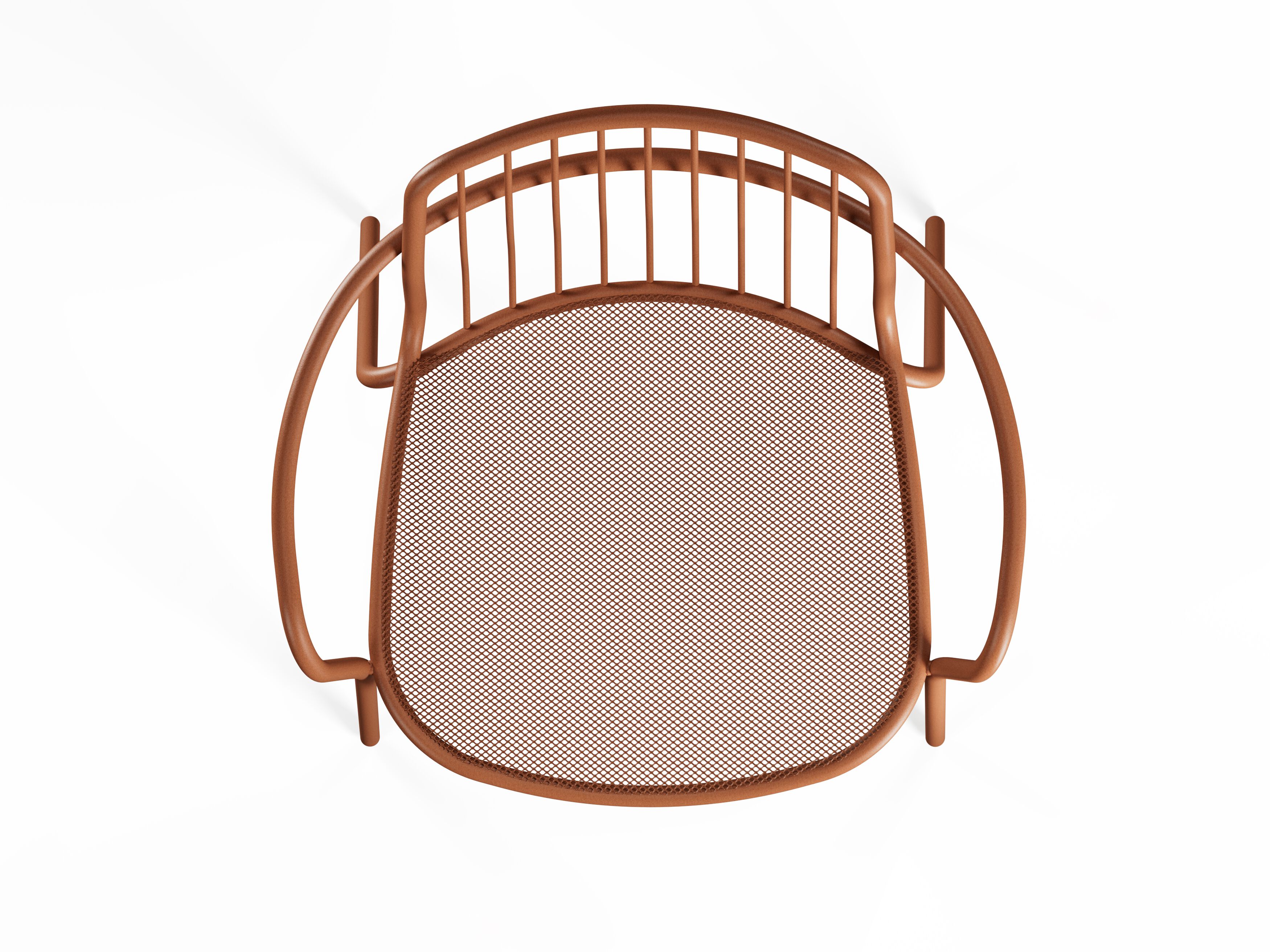 Стул из оцинкованной стали с подлокотниками emu ALISEA ARCH-00095470 - Вид №4