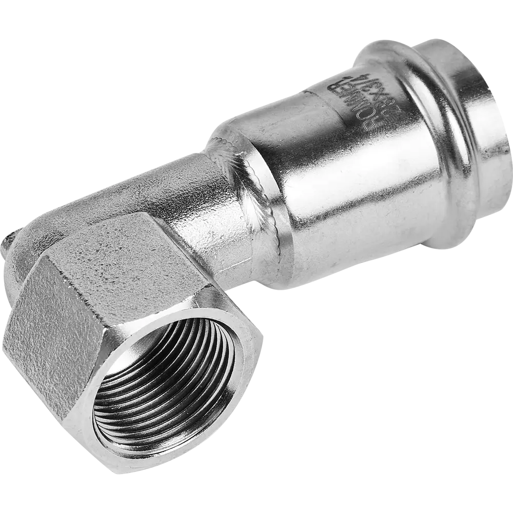 Угол переходной Rommer 3/4"x28 мм ВПр-ВР нержавеющая сталь STLM-2084274