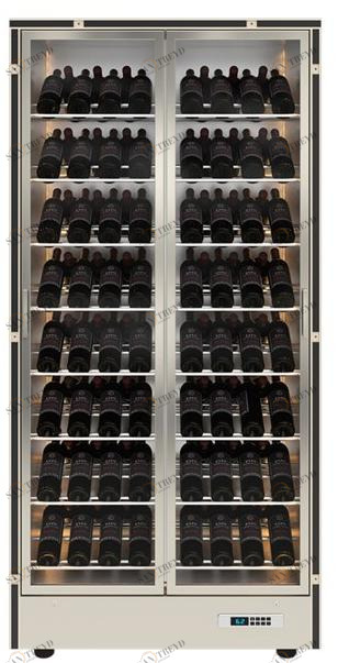 EXPO Алюминиевый винный шкаф со стеклянными дверцами Mod 10 Md-m12 / md-c12