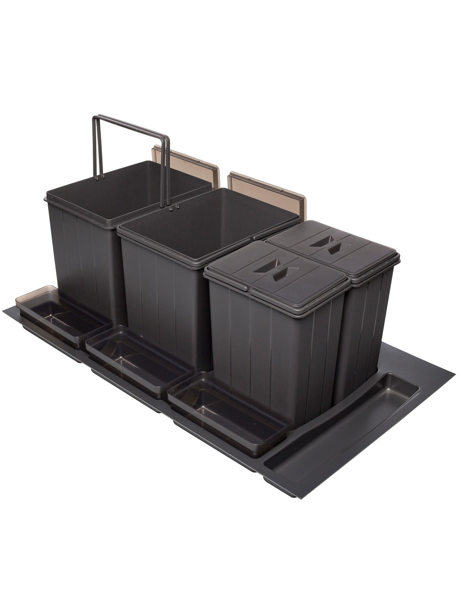 Система сортировки мусора Omega 900/47/4 Anthracite NAVAKO 10262 - Вид №1