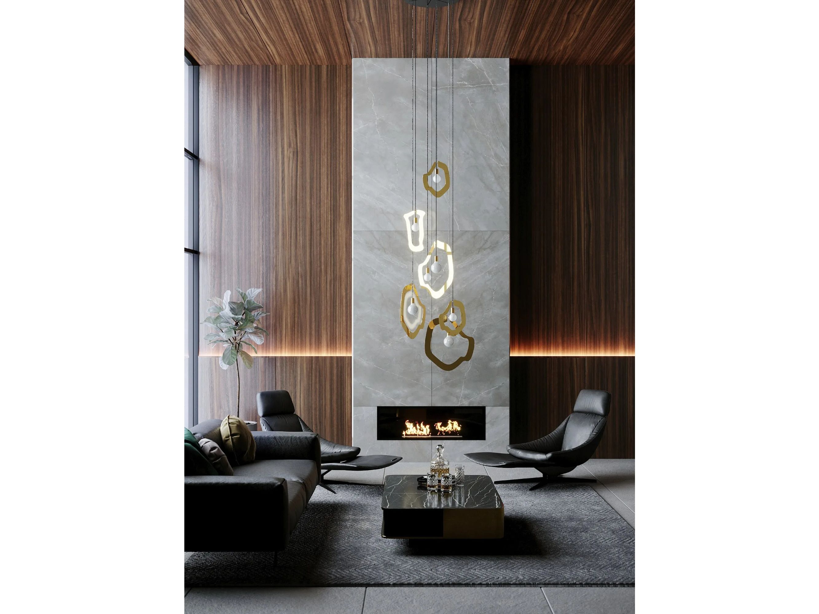 Светодиодный подвесной светильник из нержавеющей стали Hind Rabii Esprit YA-YA ARCH-00038688 - Вид №4