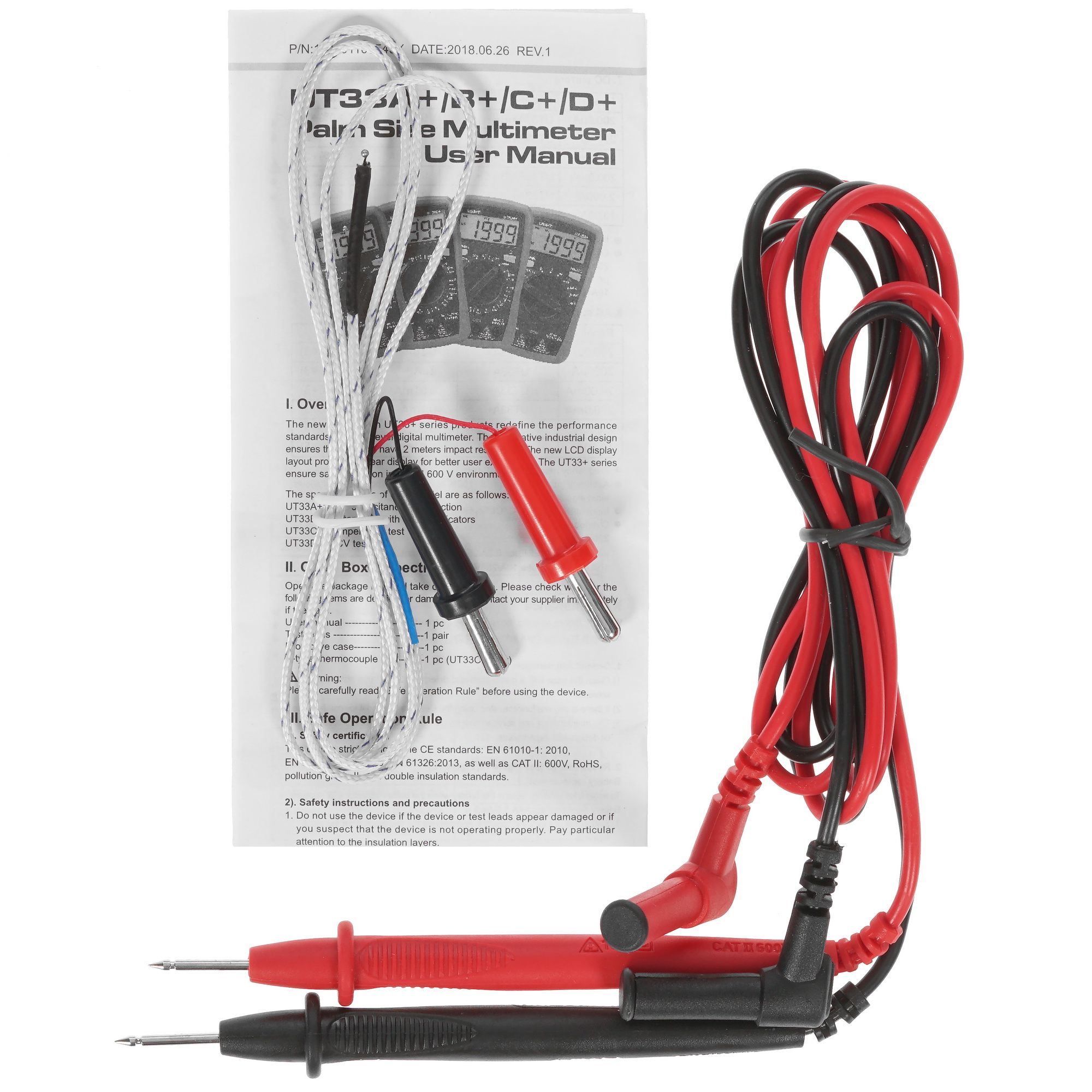 Мультиметр UNI-T UT33C+ 5301947 STDN-0119017 - Вид №6