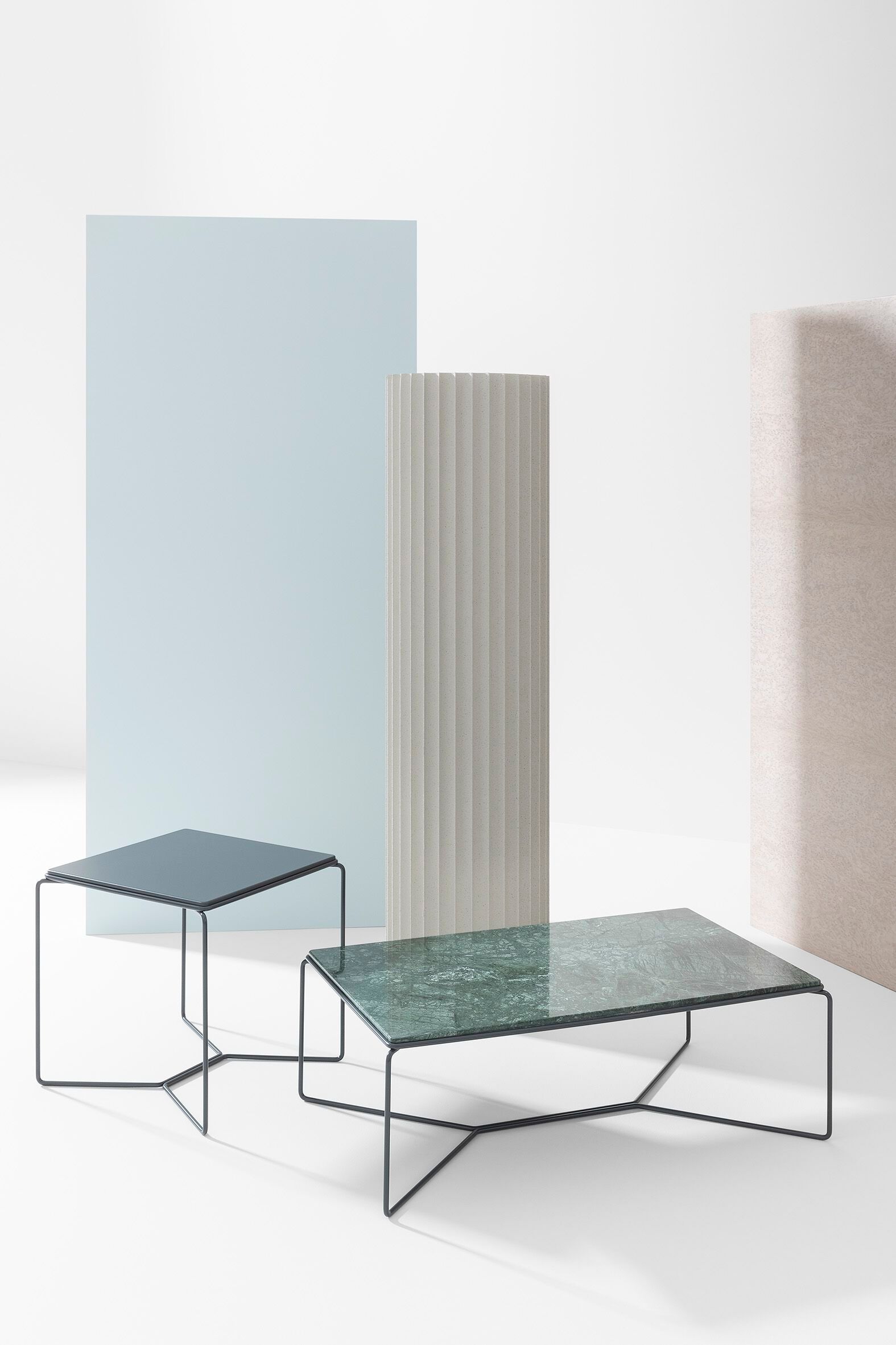 Стальной квадратный журнальный столик Billiani ARCH-00139689 - Вид №3