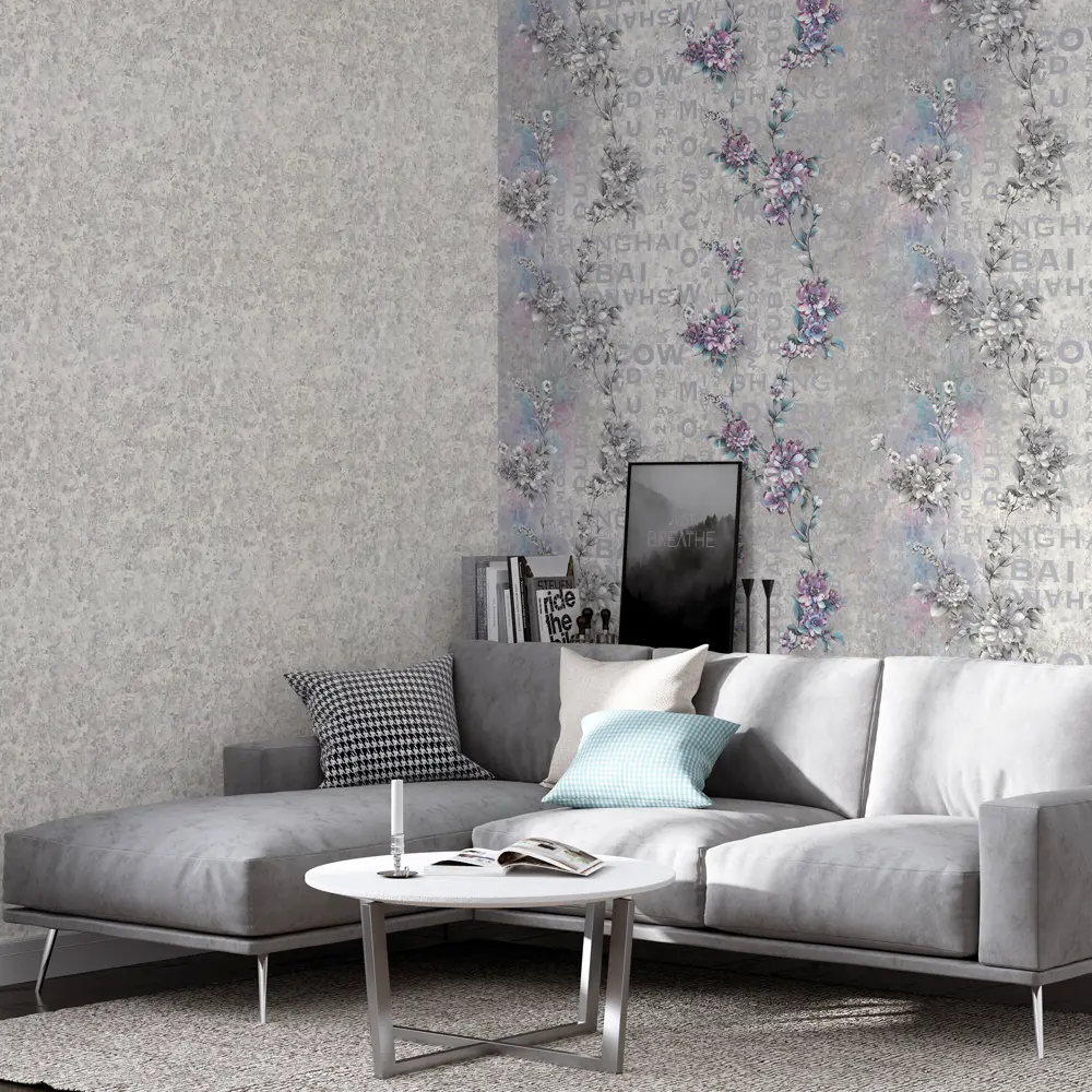 Обои флизелиновые Palitra Family Romantis серые 1.06 м FM71682-44 STLM-2004379 - Вид №3