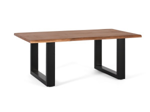 Прямоугольный журнальный столик из акации