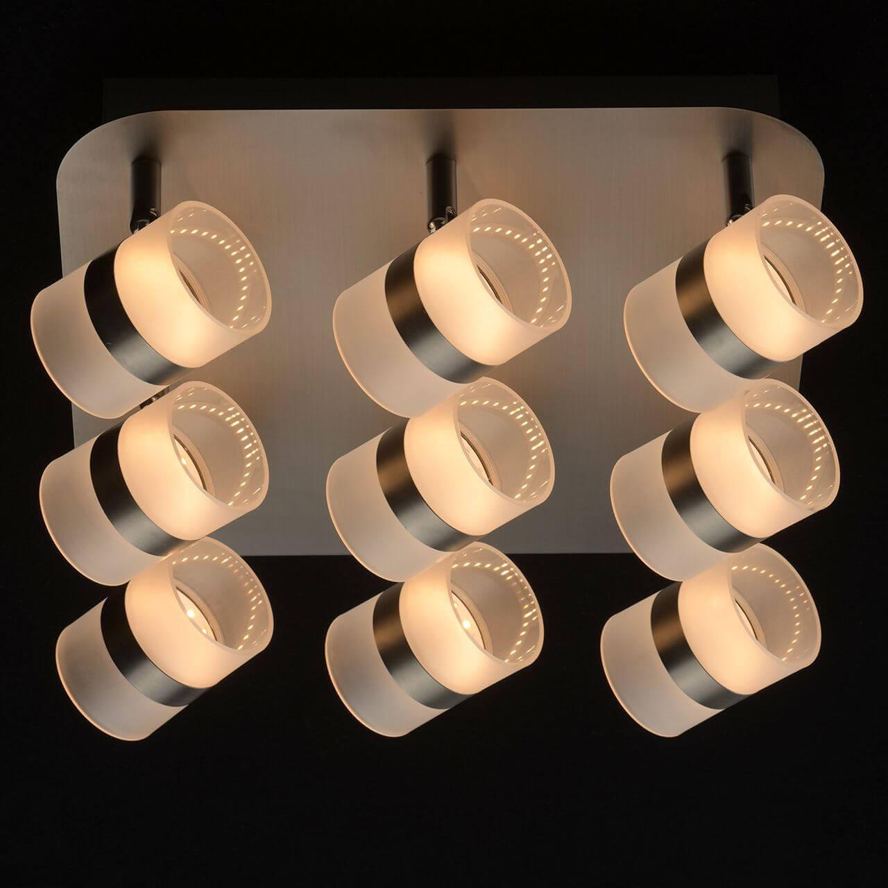 Спот потолочный светодиодный белый "Этингер 2" 704011009 DE MARKT ЭТИНГЕР 2 00-3927147 Белый;хром  - Вид №2