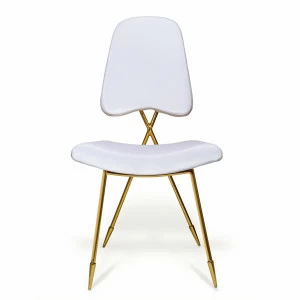 Стул дизайнерский белый Maxime White KELLY LOUNGE  210983 Белый