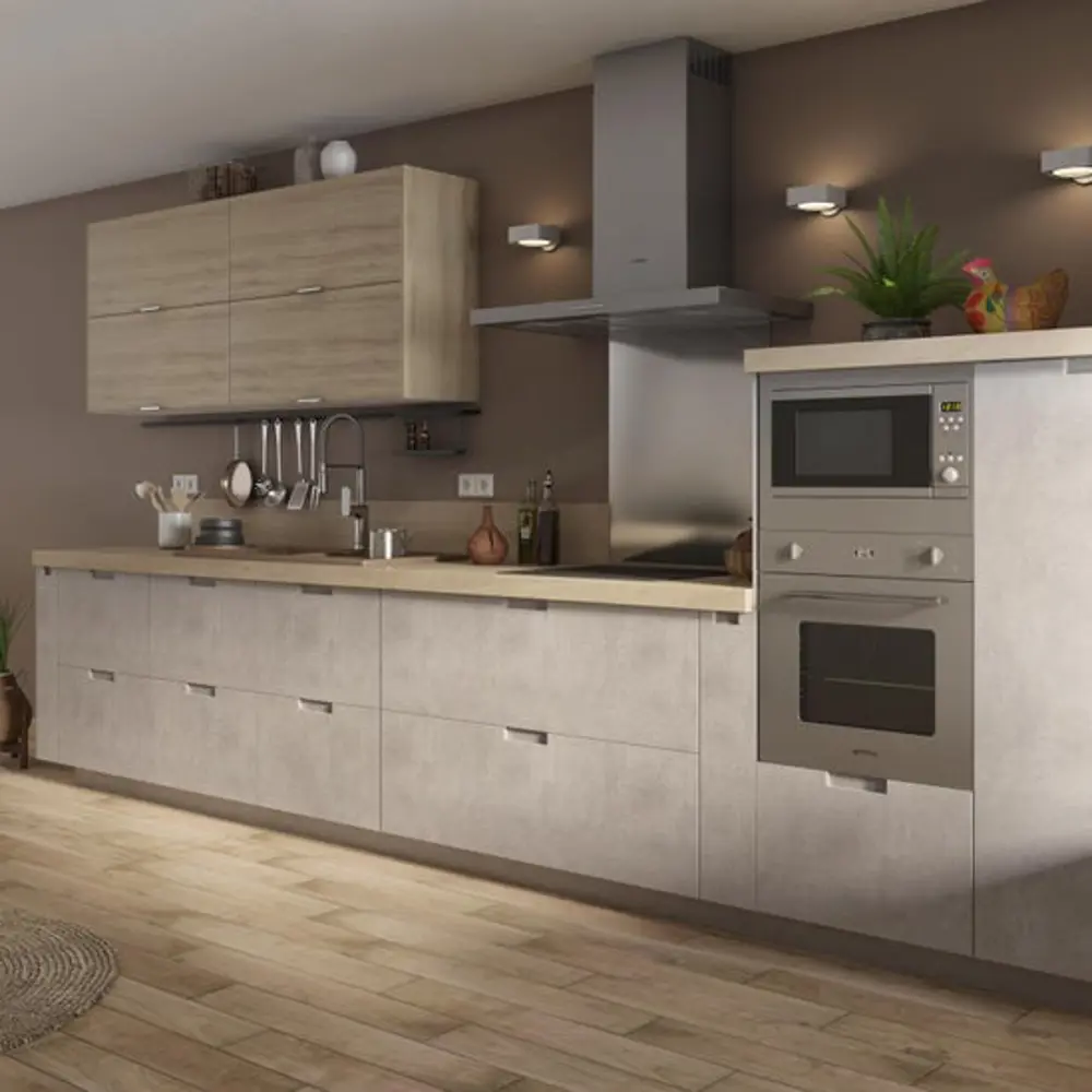 Фасад для кухонного шкафа Берлин 44.7x76.5 см Delinia ID МДФ цвет серый STLM-2194006 - Вид №8