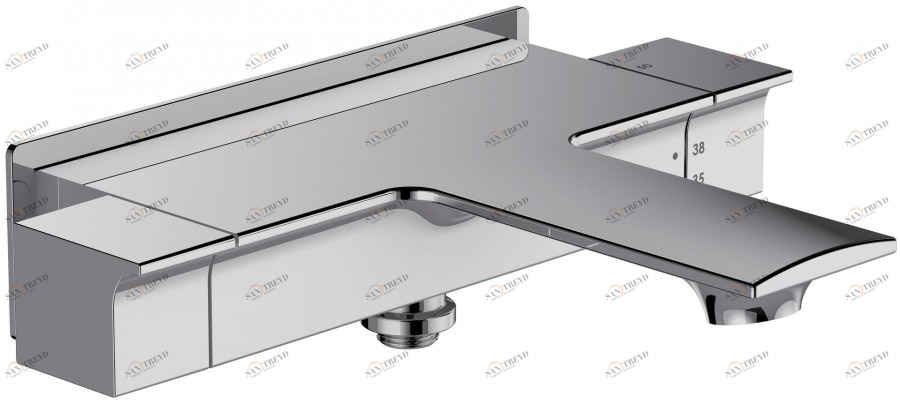 E9103-CP Настенный термостатический смеситель для ванны/душа Jacobdelafon STANCE Santreyd