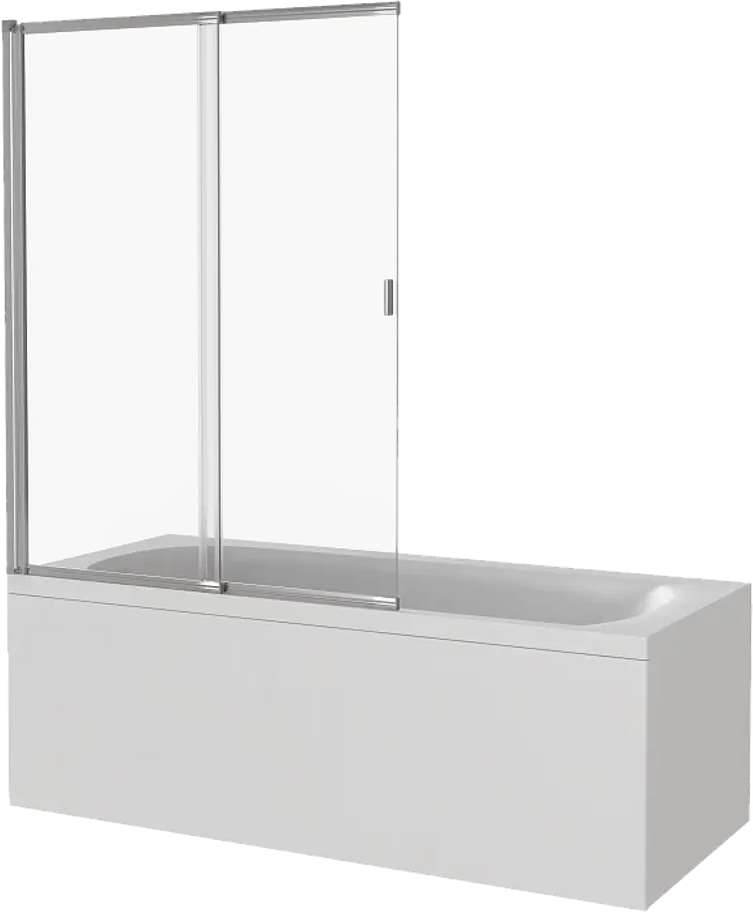 Santreyd SCREEN SL-100-C-CH — складная ширма для ванны с закалённым стеклом 82866147