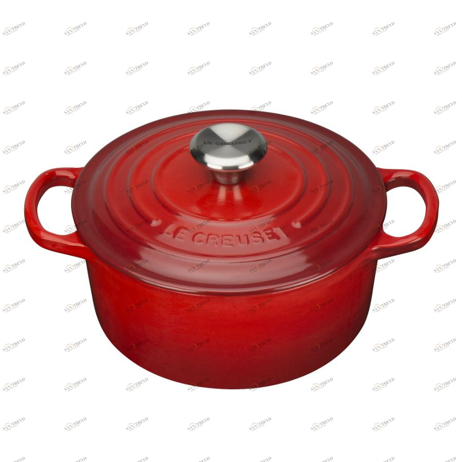 Кастрюля чугунная Le Creuset, Ø18 см, бордовая 21177180602430