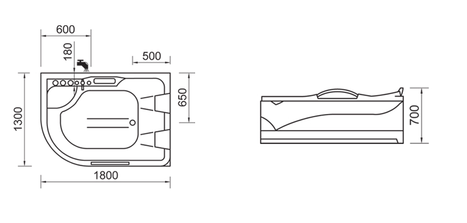 Гидромассажная ванна джакузи Wellis Dublo Hydro™ sun-id-296353 - Вид №2