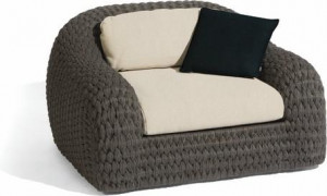 MNST302 1 мест. веревка 45мм антрацит Manutti Kobo