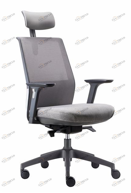 Ersa Регулируемое по высоте кресло руководителя из ткани с подлокотниками с высокой спинкой Opia sun-id-1425619