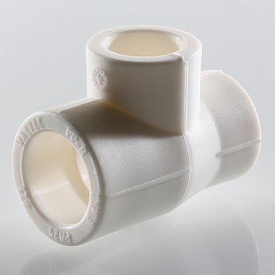 VTp.735.0.050040050 Фитинг полипропиленовый – тройник переходной Valtec 50 x 40 x 50 мм  - Вид №3
