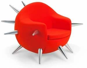 Adrenalina Кресло из ткани с подлокотниками Bomb