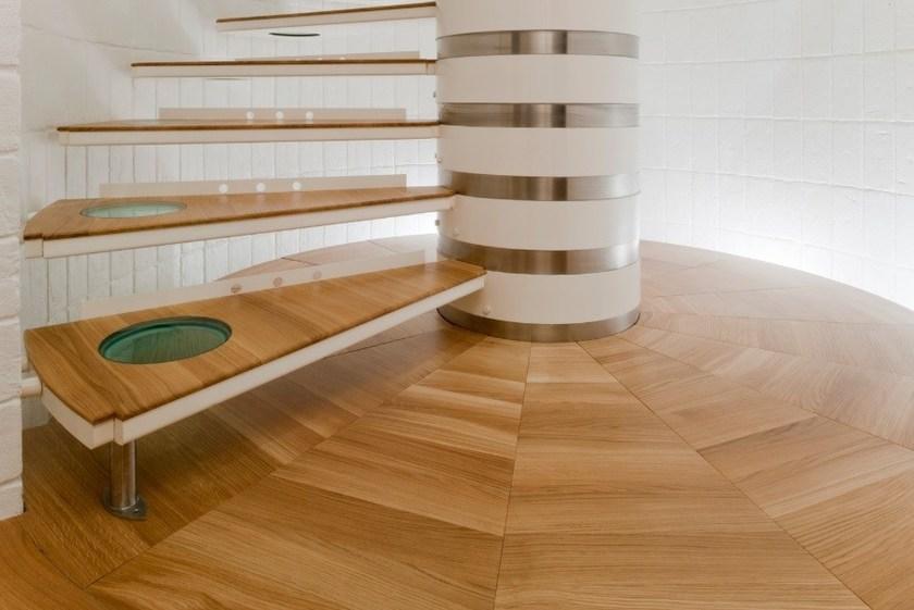 ANTICO TRENTINO Винтовая лестница из дерева и стекла sun-id-1430231 - Вид №2