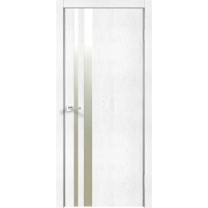 Дверь межкомнатная Трино Л10 глухая цвет Синхро Айс ПВХ ламинация 80х200 см