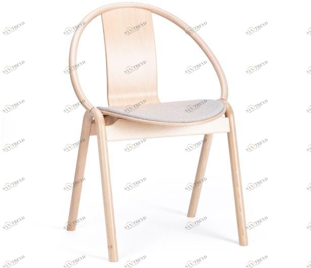 TON Штабелируемый стул с подлокотниками со встроенной подушкой Again 313 005