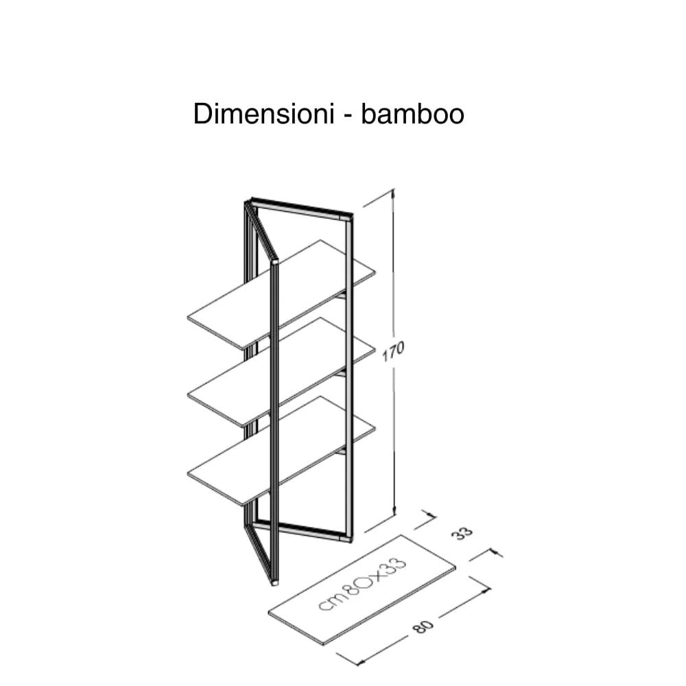 Самонесущая настенная Книжная полка из алюминия и дерева STUDIO T Ecodesign ARCH-00090930 - Вид №18