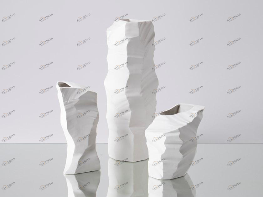 Fos Ceramiche Фарфоровая ваза Artika Artika ice - 1/2/3