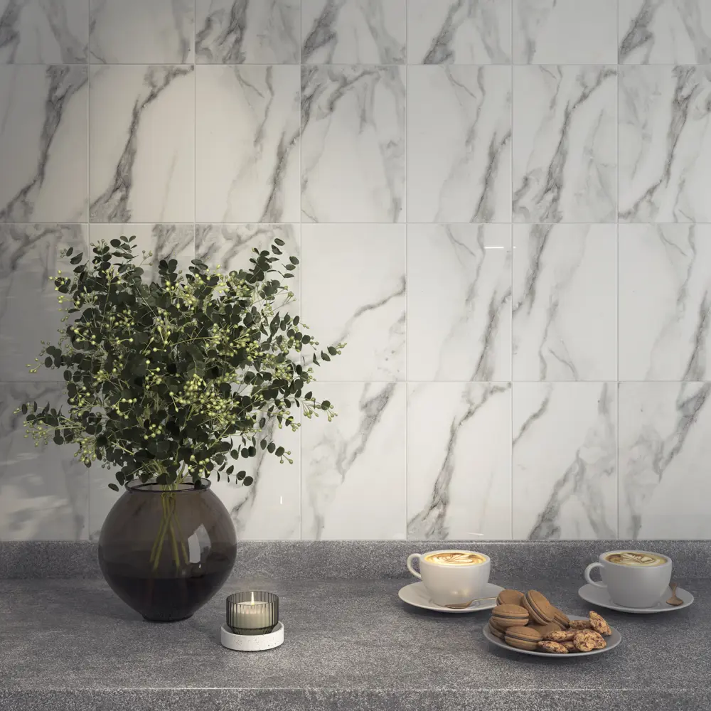 Плитка настенная Kerama Marazzi Рива 20x30 см 1.5 м² глянцевая цвет серый 89364727 STLM-2085887  - Вид №2