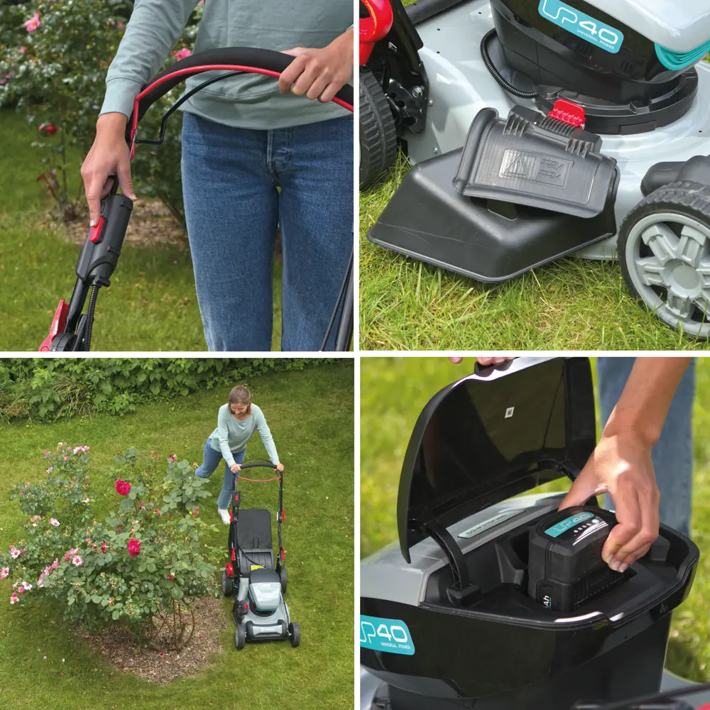 Аккумуляторная газонокосилка STERWINS UP 40V с функцией мульчирования 84491626 STLM-0050582 - Вид №14