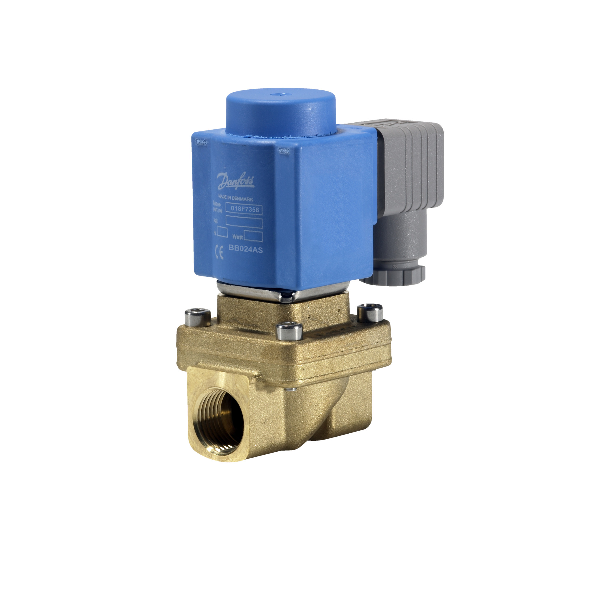 Danfoss EV250B — двухходовые электромагнитные клапаны с принудительным подъемом Клапан электромагнитный EV250B 032U158002  - Вид №4
